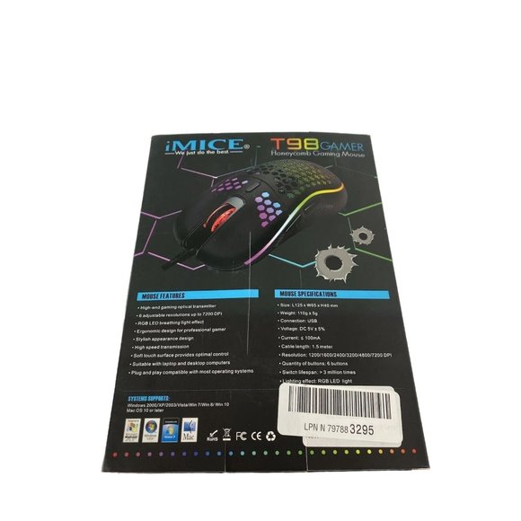 Computer Gaming Mouse New LED Lights Up - Picture 10 of 11